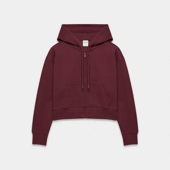 Aritzia | Cozy Sweatfleece Boyfriend Boxy Zip Hoodie in Dayflower Blue | Large - Picture 13 of 13